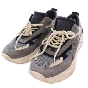 スニーカー シューズ UK3 グレー 黒 /BM