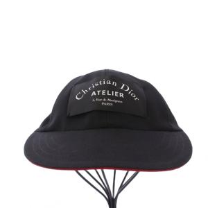 DIOR HOMME ATELIER アトリエロゴキャップ M ブラック 833C908M4326