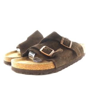 チューリッヒ サンダル スエード 36 茶 ブラウン /AN3