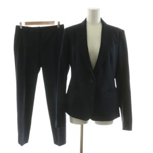 セットアップ スラックスパンツ テーラードジャケット シングル 0 2 ブラック 01-9904202
