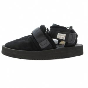 SUICOKE サンダル スエード 25cm 黒 ブラック NOTS-VM /BS