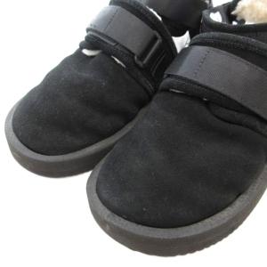 SUICOKE サンダル スエード 25cm 黒 ブラック NOTS-VM /BS