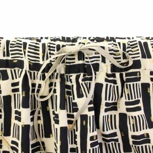 JOURNAL STANDARD L'ESSAGE 25SS DEVEAUX GOLDラメモノトーンイージーパンツ スラックス ウエストゴム 総柄 F アイボリー