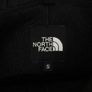 THE NORTH FACE プルオーバー ヒム フリースパーカー ハーフジップ ロゴ 切替 S 黒 ブラック NA72031 /AN40