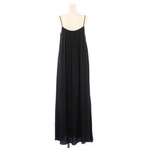 24SS Camisole Dress キャミソールドレス フレアワンピース マキシ ロング 無地 38