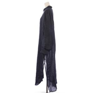 Deuxieme Classe JOIN CLOTHES 24SS SHIRT DRESS シャツ ワンピース ロング 長袖 F 紺 24040510000310