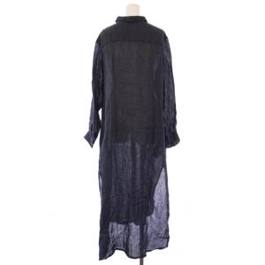 Deuxieme Classe JOIN CLOTHES 24SS SHIRT DRESS シャツ ワンピース ロング 長袖 F 紺 24040510000310