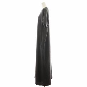 AP STUDIO 24SS リラクシングワンピース ロング丈 半袖 38 グレー 24040586209010 /AN12