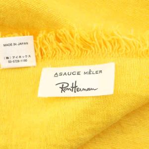 Ron Herman ASAUCE MELER ストール フリンジ 麻 リネン 黄 イエロー /AN30