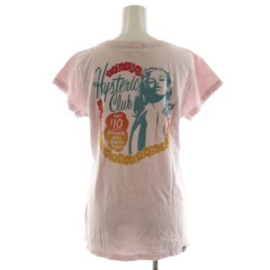 Tシャツ カットソー 半袖 バックプリント ロゴ F ピンク 0152CT02 /AN35