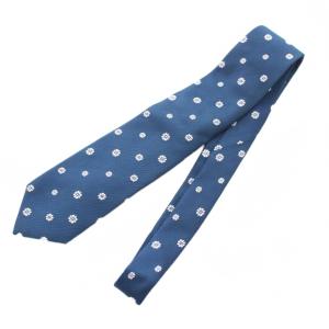 BARNEYS NEW YORK ネクタイ シルク 花柄 ネイビー /YM