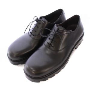 タイヤロートップレースアップダービーシューズ 45 ブラック