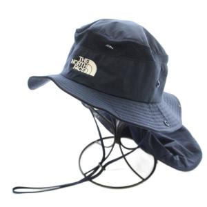 SUNSHIELD HAT サンシールドハット 帽子 メッシュ 切替 ロゴ刺繍 ナイロン M 紺 ネイビー