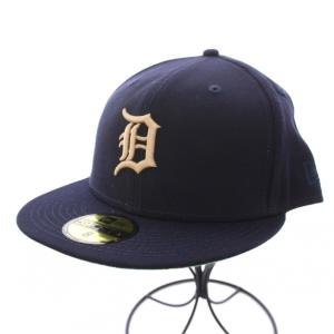 DETROIT TIGERS 59FIFTY State Tartan デトロイトタイガースネイビーキャップ