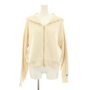 ジップセーラー ZIP SAILOR コットン裏毛セーラーカラージップアップパーカー 長袖 2 アイボリー