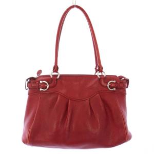 ハンドバッグ ガンチーニ レザー 赤 レッド /BB OH