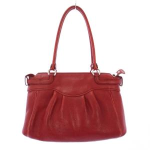 Salvatore Ferragamo ハンドバッグ ガンチーニ レザー 赤 レッド /BB OH
