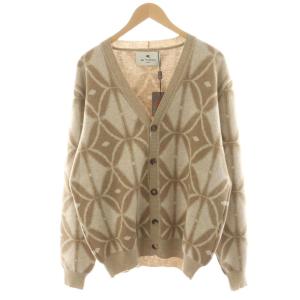 カーディガン ウール XL ベージュ 1M504