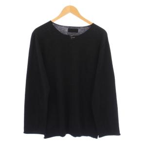 Yohji Yamamoto POUR HOMME ニット セーター 薄手 カシミヤ混 3 ブラック