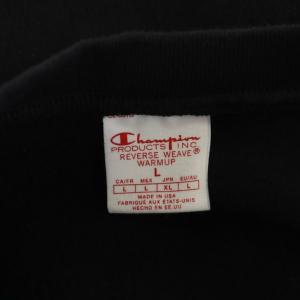 Champion リバースウィーブ クルーネック スウェット L ブラック C5-A001