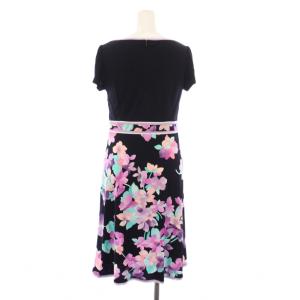 LEONARD FASHION ワンピース 34 ブラック 0150216