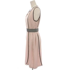 SPORTMAX CODE ノースリーブ ワンピース ひざ丈 42 ピンク 72210442000 /YM