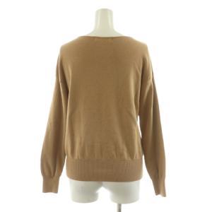 JUSGLITTY ニット セーター 長袖 プルオーバー Vネック 2 ブラウン 43357840 /NQ