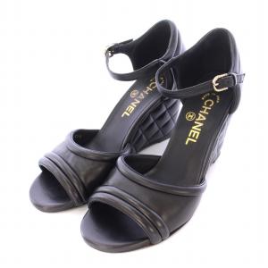 マトラッセ パールココマーク ストラップサンダル