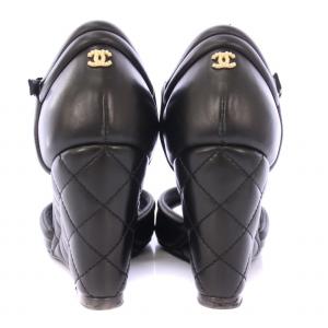 CHANEL マトラッセ パールココマーク ストラップサンダル