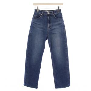 LEA ハイウエストボーイズストレートデニムパンツ ジーンズ ジップフライ 24 インディゴ 57131231