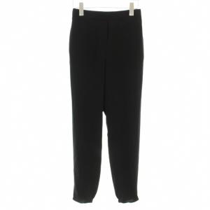 22SS POWDER CREPE JOGGER PANTS ジョガーパンツ テーパード XS 黒 ブラック