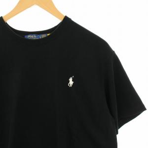 POLO RALPH LAUREN カットソー Tシャツ 半袖 スモールポニー L 黒 ブラック 03945310963 /HN