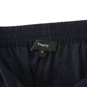 Theory 22SS POWDER CREPE JOGGER PANTS ジョガーパンツ テーパード XS 紺 ネイビー
