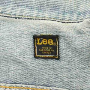 LEE 80s ヴィンテージ デニムジャケット ジージャン Gジャン 水色 ライトブルー /AN40