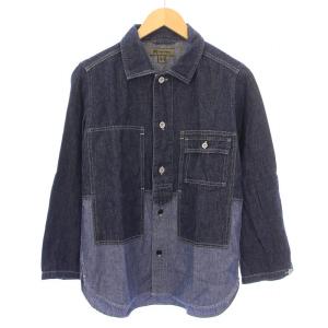 UTILITY JACKET ユーティリティジャケット デニムシャツ カジュアル 長袖 レギュラーカラー