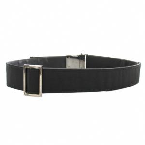 GUCCI ベルト バックル ナイロン レザー 黒 ブラック 1450-1429 /KU OH