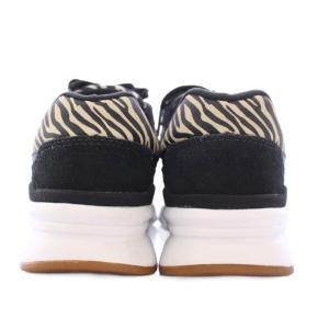 New Balance ローカットスニーカー ゼブラ柄 US7.5 ブラック