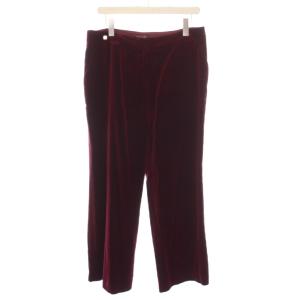 FASHION ベロアパンツ 76-99 ボルドー 赤紫 0323251 /YM