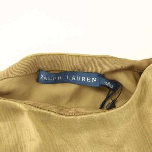 RALPH LAUREN フレアスカート ロング マキシ ラメ シルク ベージュ 3865569MRSKT /KU