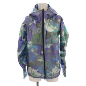 マウンテンパーカー AX6969 ナイロン ジャケット フード XS 紫 ブルー /G