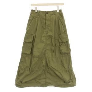 25SS M-47 ディテール スカート 13-27-0127-120 ロング 0 カーキ /G