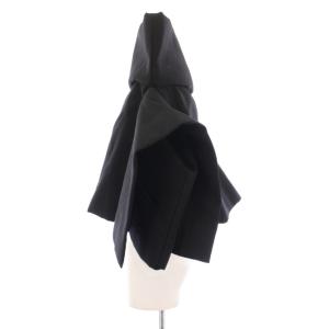 COMME des GARCONS 23AW 平面 パデットハイネックジャケット プルオーバー M ブラック GL-J002