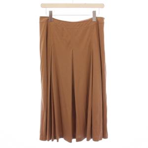 フレアスカート ミモレ ロング ストレッチ 無地 73 ピンクベージュ /BB