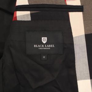 BLACK LABEL CRESTBRIDGE テーラードジャケット ブレザー アウター シングル 総裏地 チェック柄 M 赤 レッド /BB