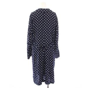 COMME des GARCONS COMME des GARCONS コムコム シャツワンピース ドット柄 S ネイビー