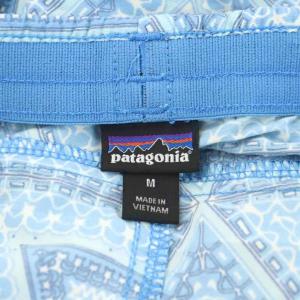Patagonia バギーズ BAGGIES SHORTS ショートパンツ ハーフパンツ 総柄 M 青 ブルー 57057
