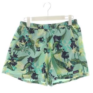 バギーズ BAGGIES SHORTS ショートパンツ ハーフパンツ 花柄 S ライトグリーン 57057
