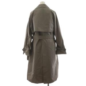 DES PRES トレンチコート ロング丈 ライナー付き コットン アウター 36 グレー 22-08-91-08001