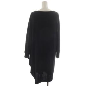 mizuiro ind mizuiroind ニットワンピース 長袖 ひざ丈 黒 4-220852 /RR