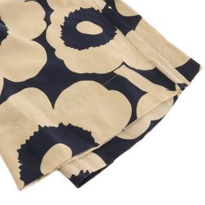 marimekko ウニッコ Solja cupro-viscose trousers ワイドパンツ イージー 花柄 S ベージュ